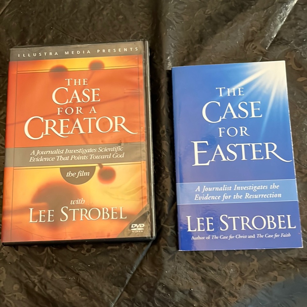 2/$20 DVD & Book The Case For A Creator & The Case For Easter by Lee Strobel